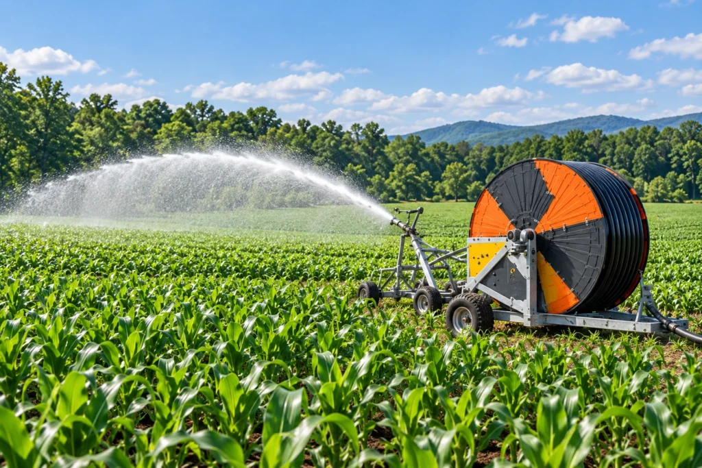 How Does a Hose Reel Irrigator Work?