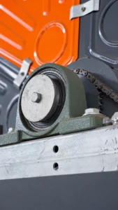 JP series reel shaft bearing detail