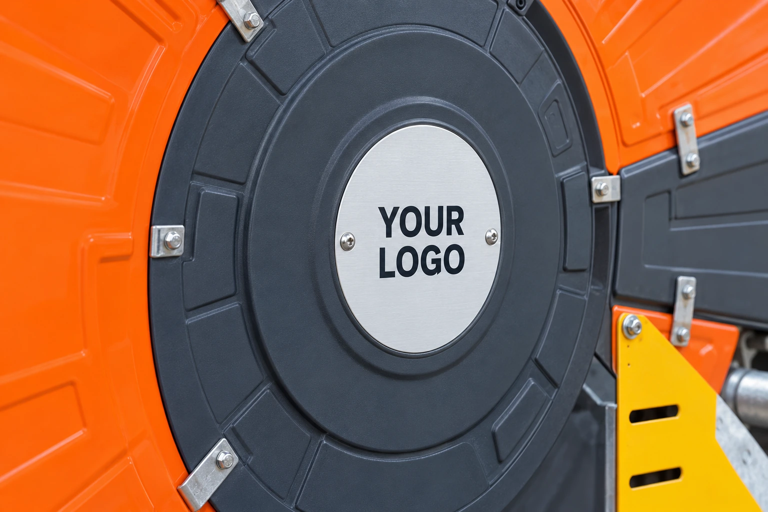 OEM branding on reel detail