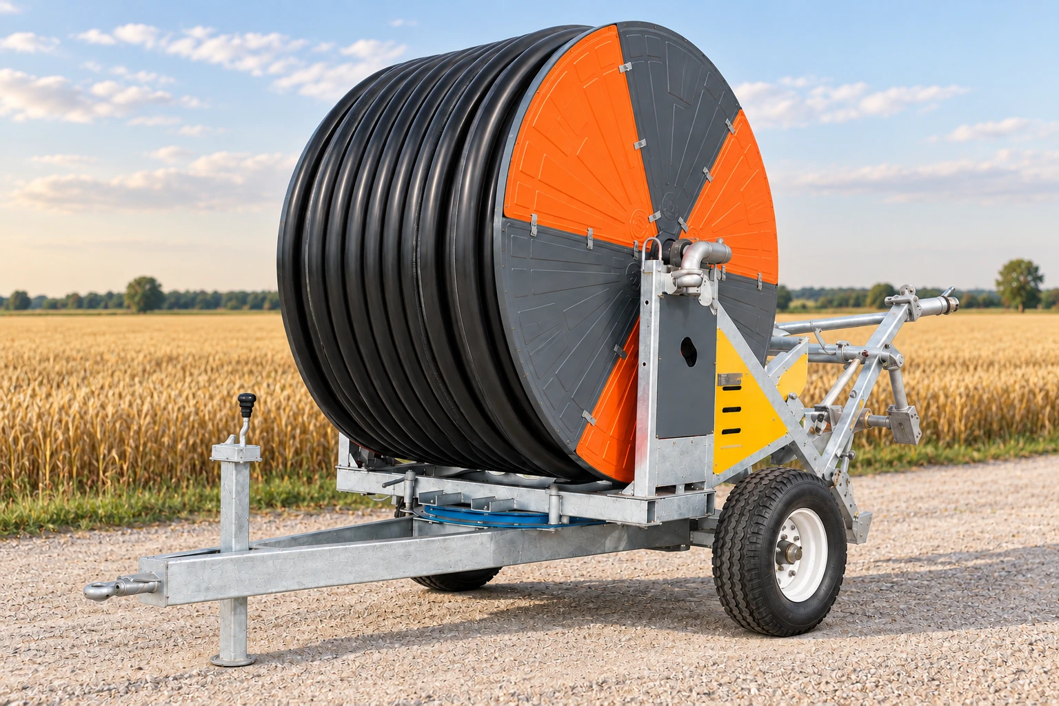JP75-300 hose reel irrigator, JP series reference illustration