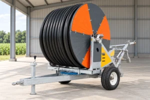 JP90-300DK hose reel irrigator, JP series reference illustration